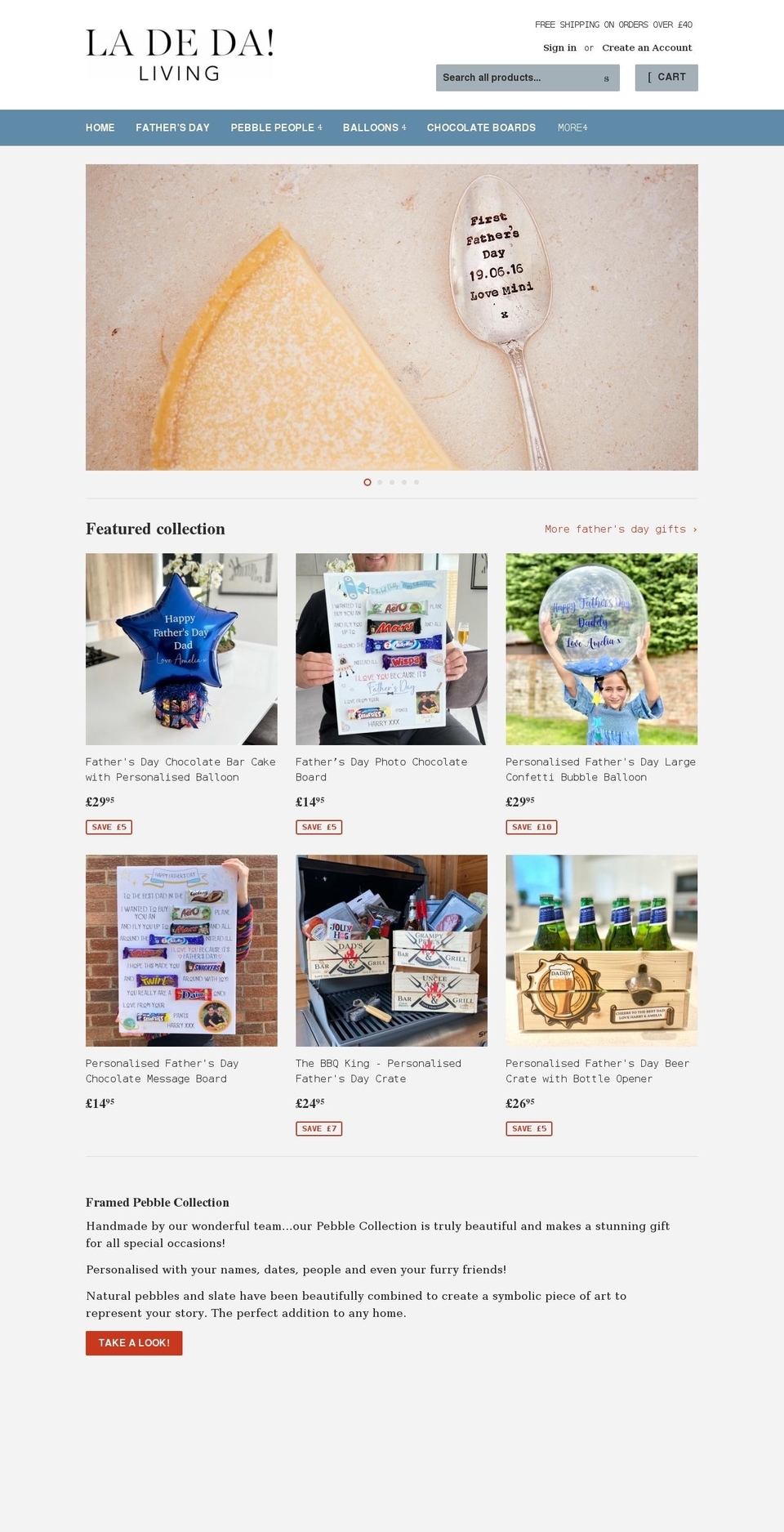 ladedaonline.com shopify website screenshot