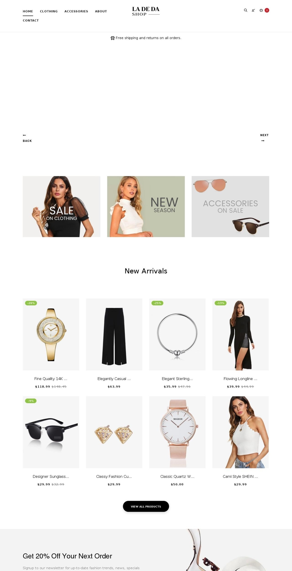 ladedashop.com — Shopify storefront screenshot