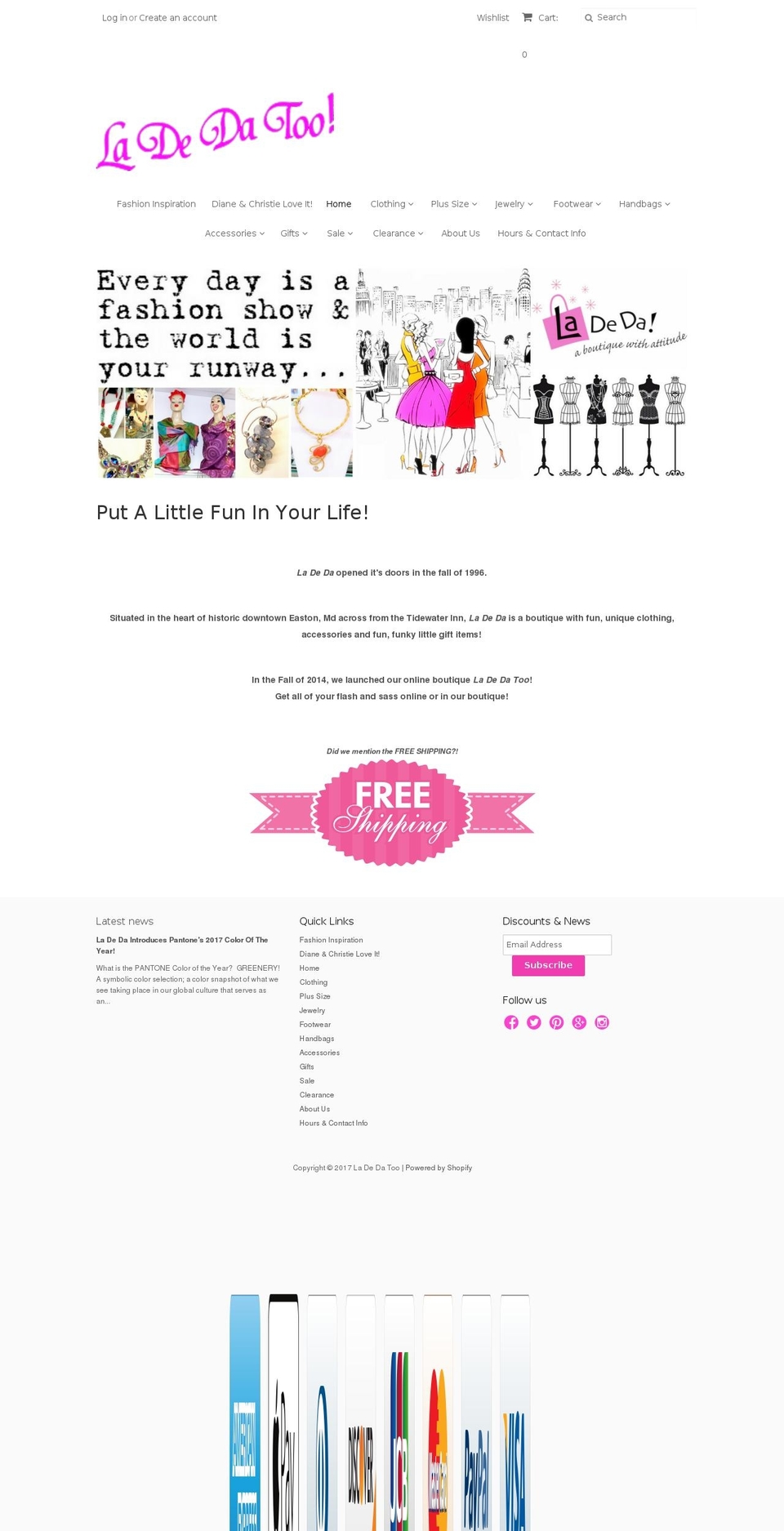 ladedatoo.com shopify website screenshot