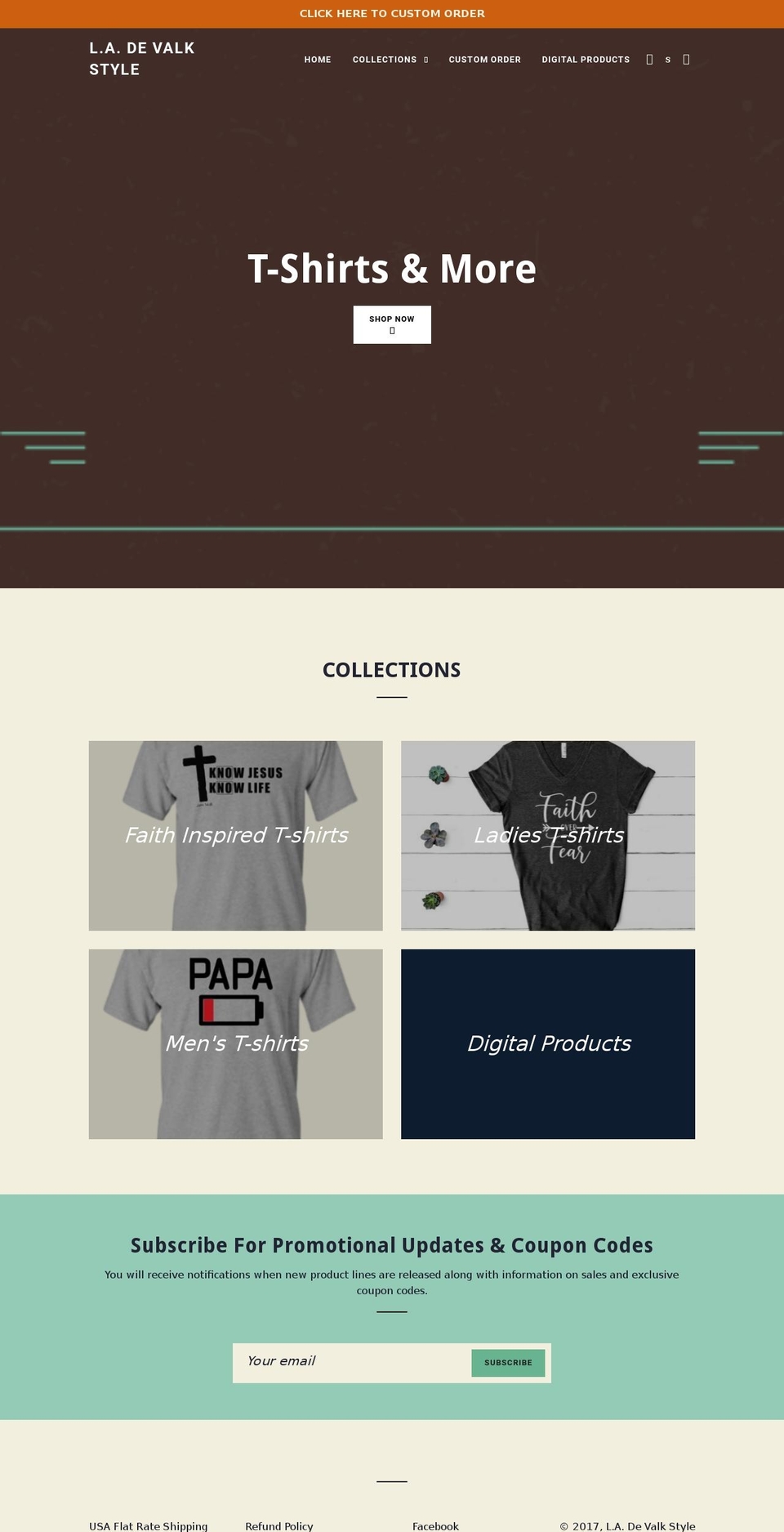ladevalkstyle.com — Shopify storefront screenshot