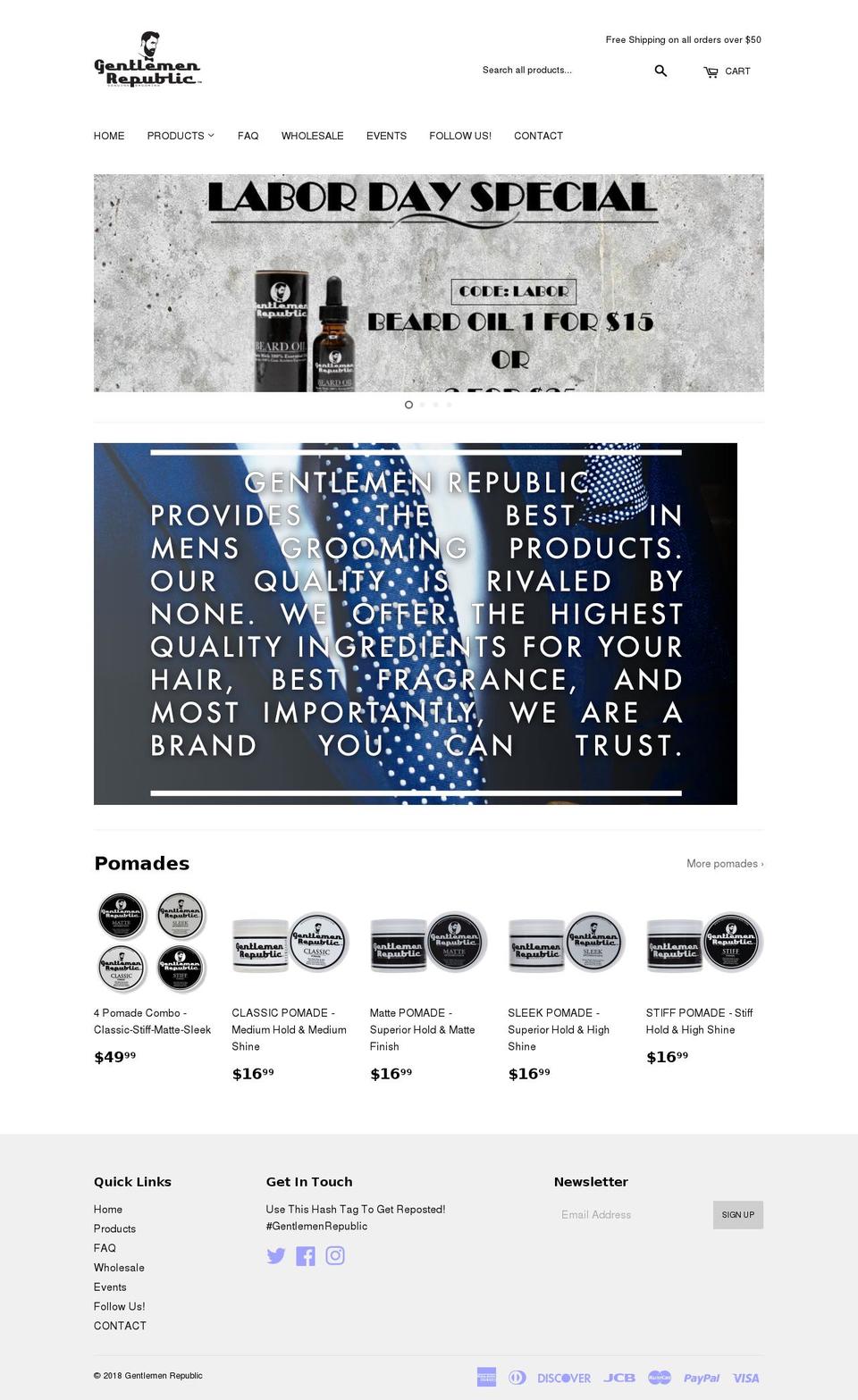 ladiesrepublic.com shopify website screenshot