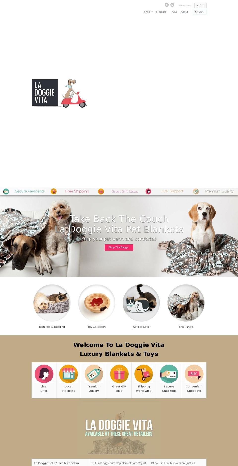 ladoggievita.net shopify website screenshot