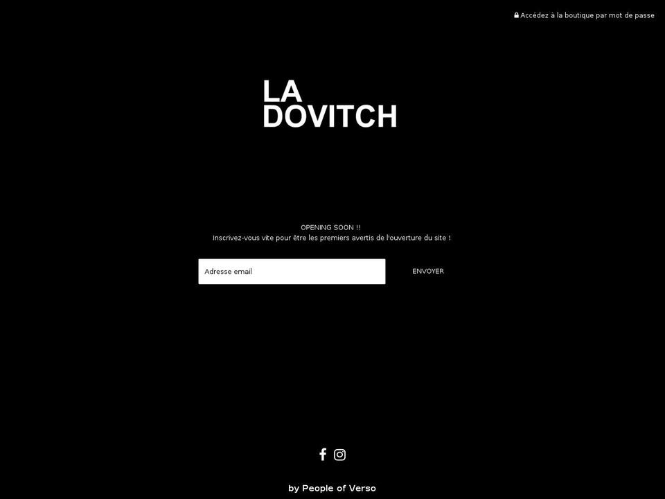 ladovitch.com — Shopify storefront screenshot