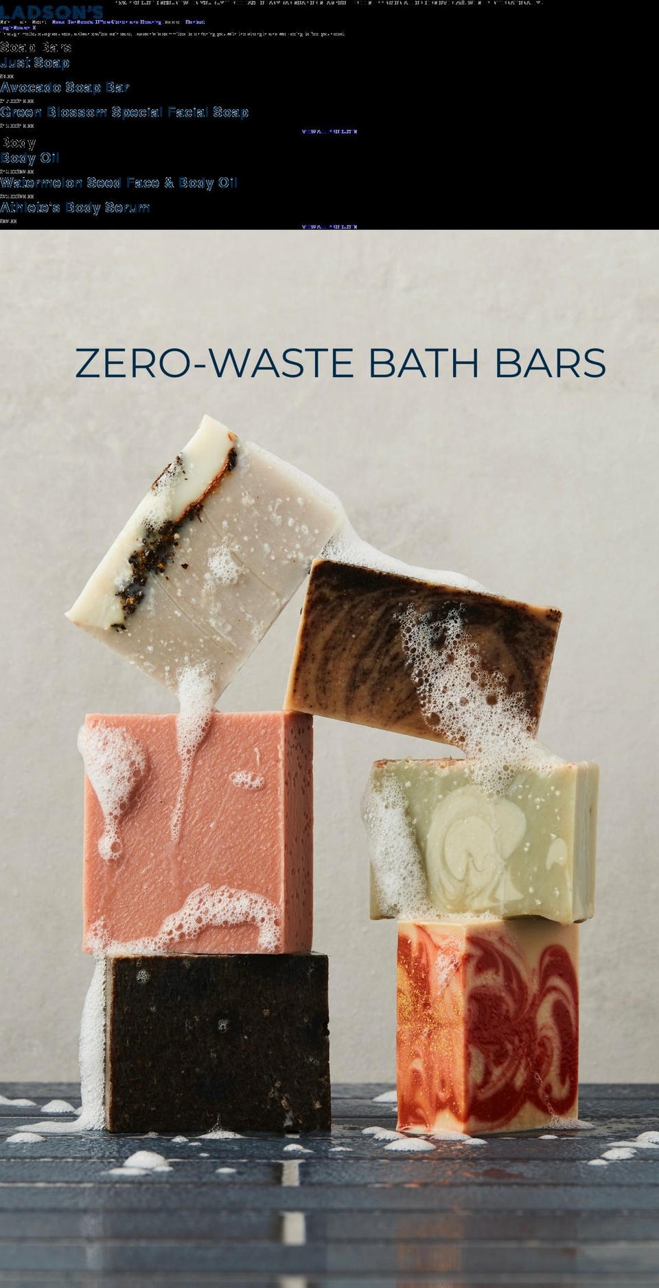 ladsonscare.com shopify website screenshot