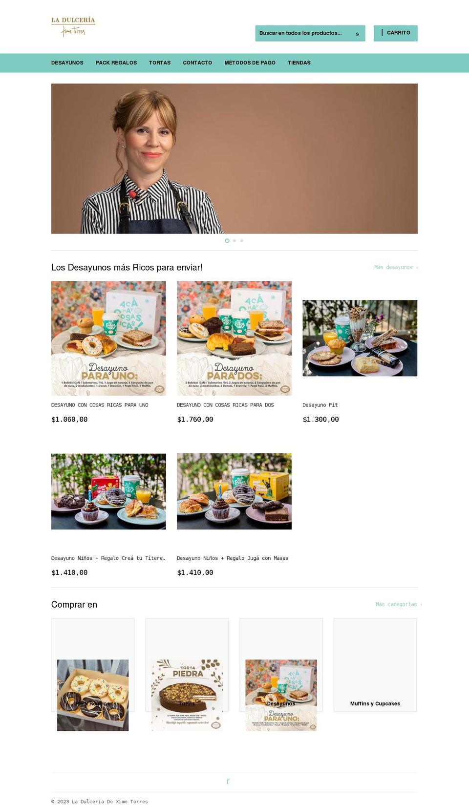 ladulceria.com.uy shopify website screenshot