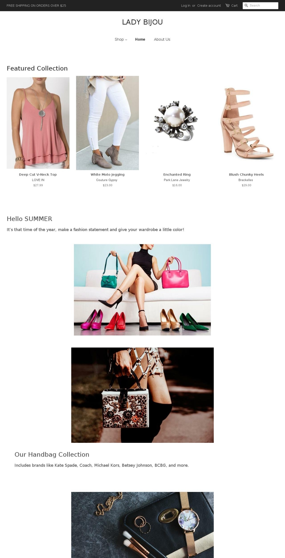 lady-bijou.com shopify website screenshot