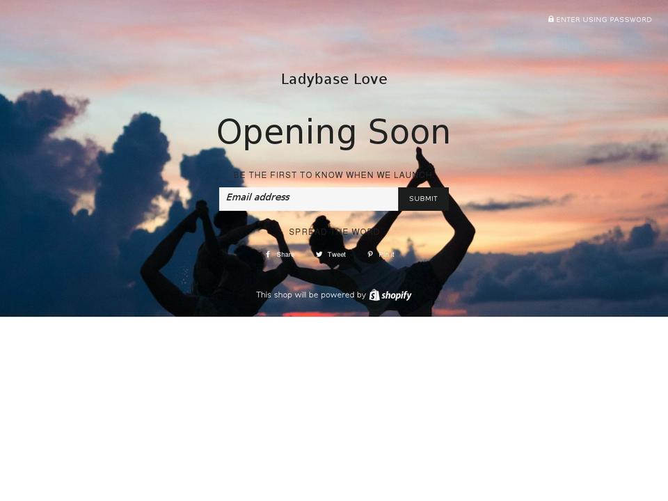 ladybaselove.com — Shopify storefront screenshot