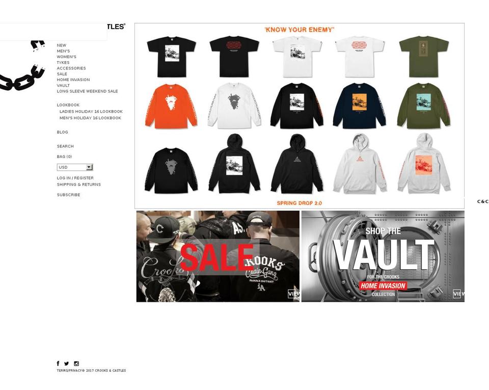 ladycrooks.com shopify website screenshot