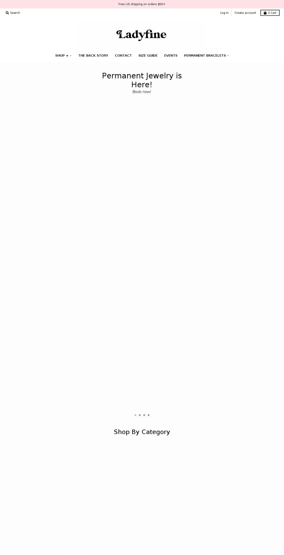 ladyfinecollective.com shopify website screenshot