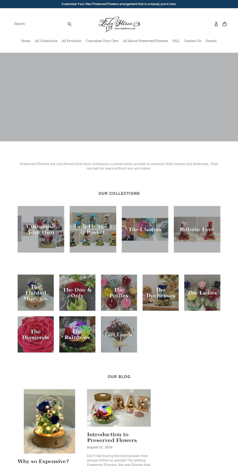 ladyflorae.com — Shopify storefront screenshot