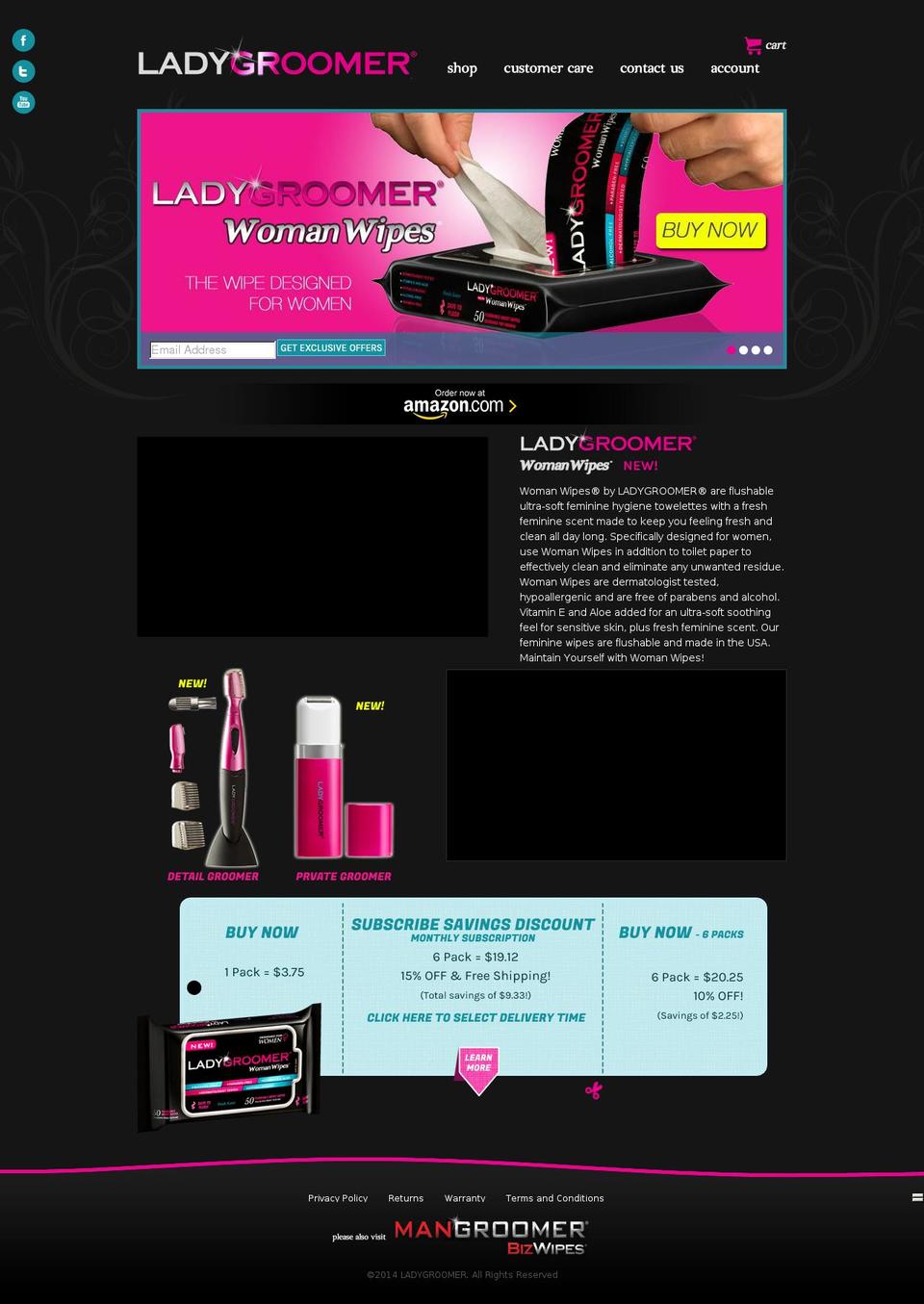 TheGenieLab  - Radiance 2017 Shopify theme site example ladygroomer.us