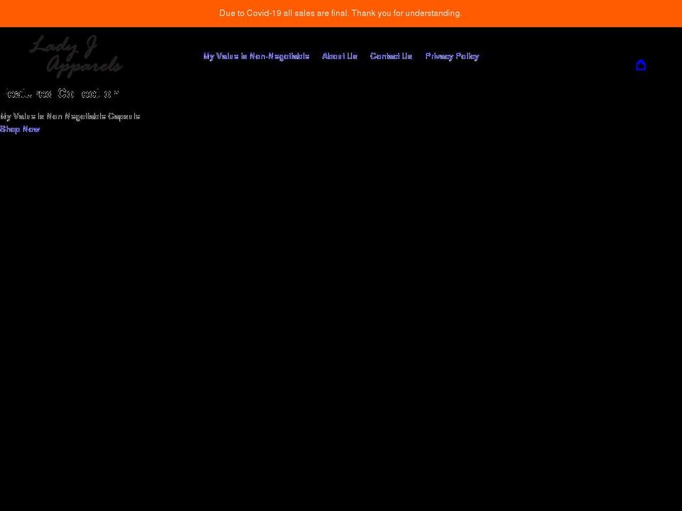 ladyjapparels.com shopify website screenshot