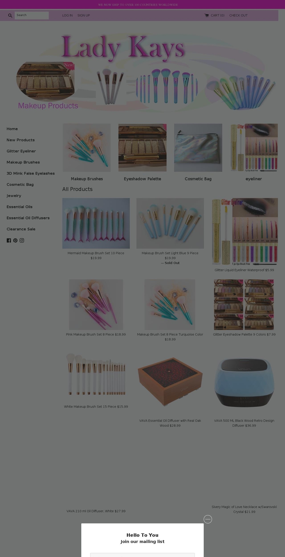 ladykays.com — Shopify storefront screenshot