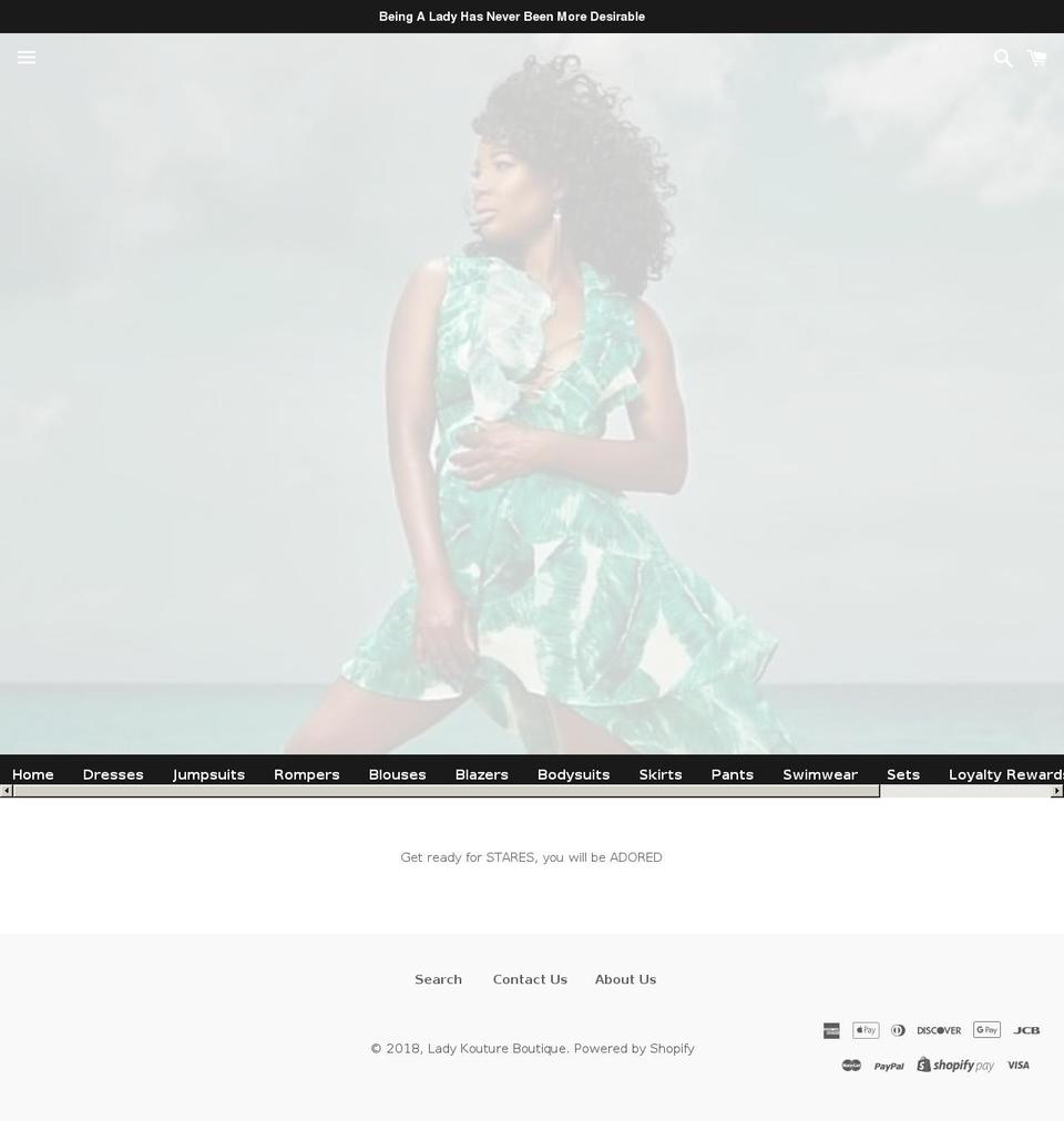 ladykoutureboutique.com shopify website screenshot