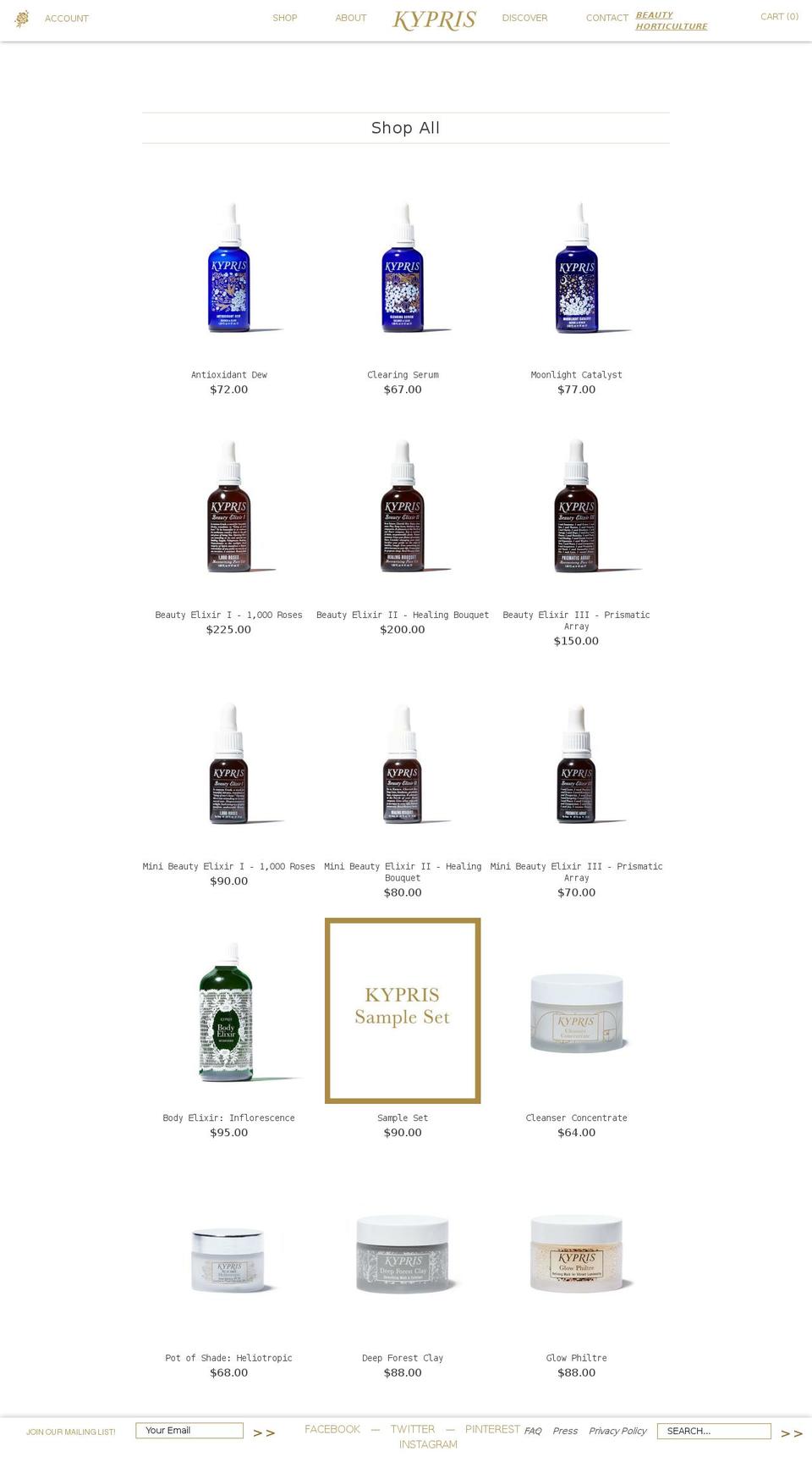 ladyofmoore.com shopify website screenshot