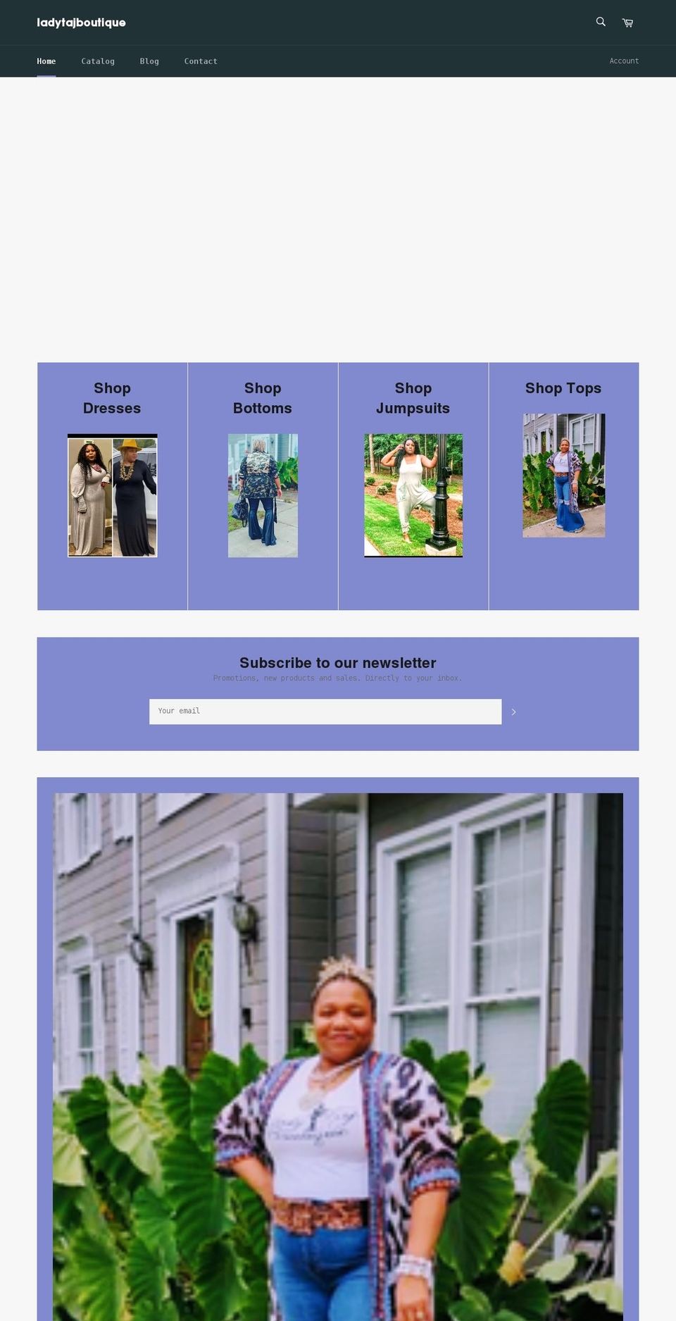 ladytajboutique.com shopify website screenshot