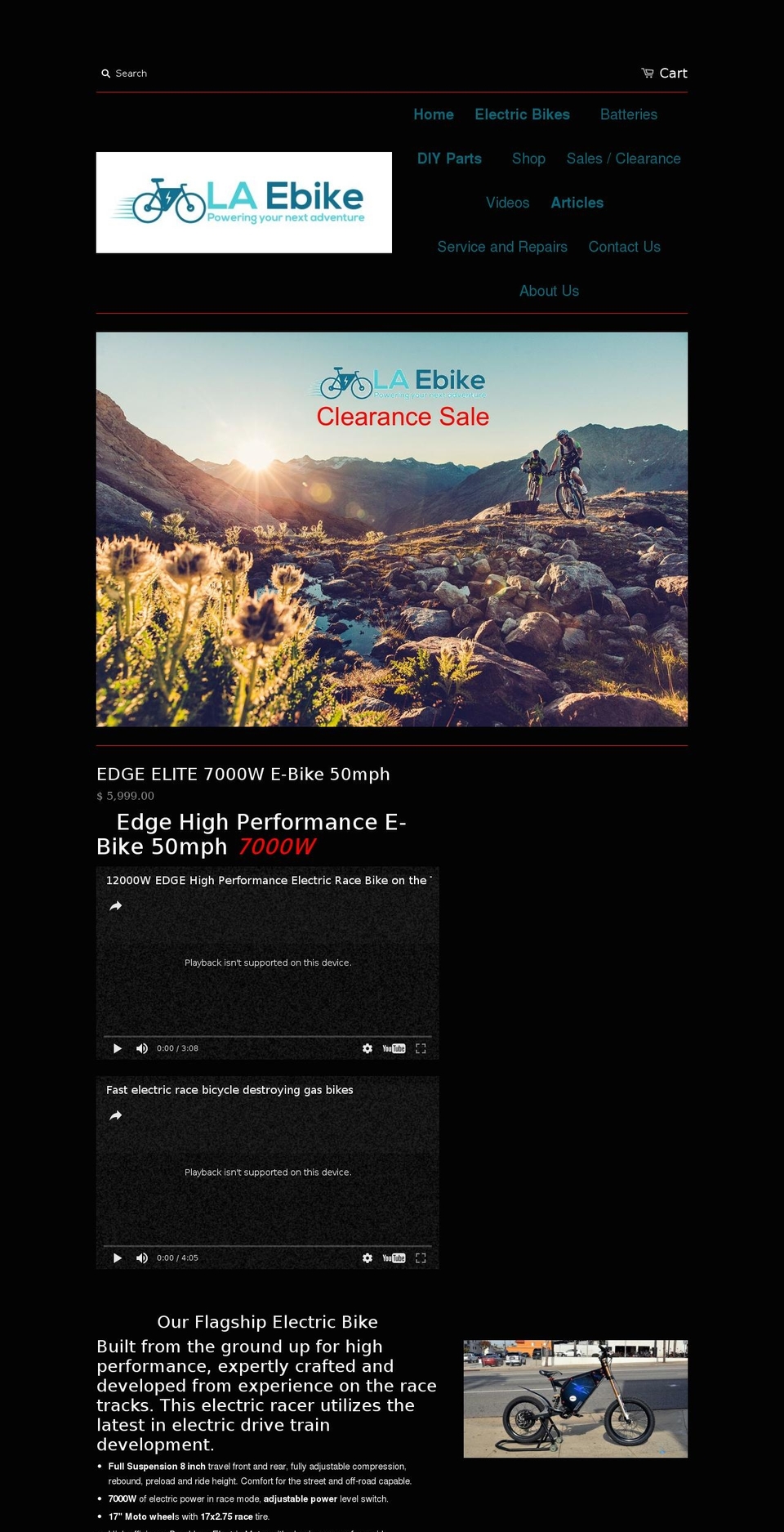 laebike.com shopify website screenshot