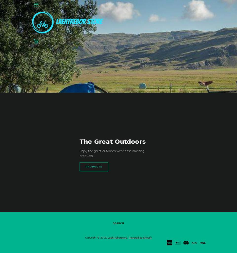 laehtreborstore.com — Shopify storefront screenshot