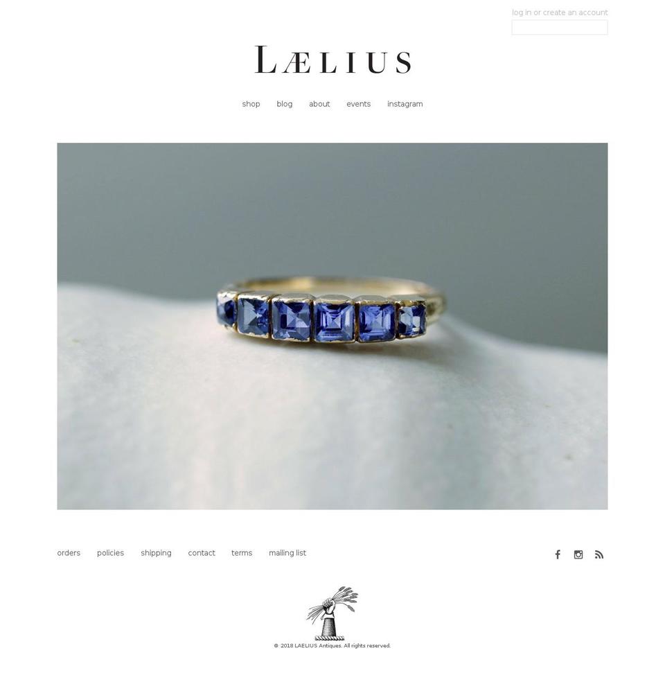 laelius Shopify theme site example laelius.us