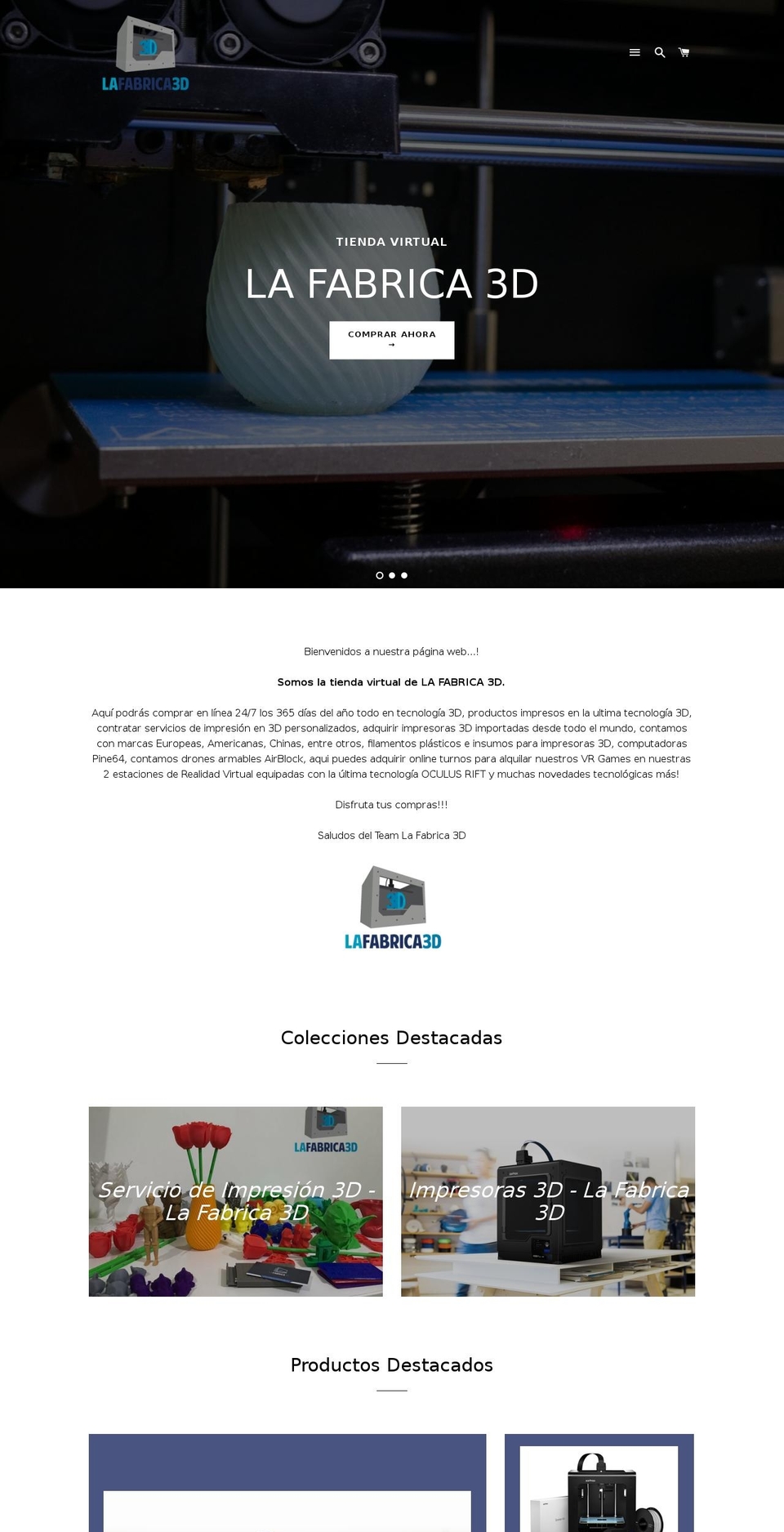 lafabrica3dec.com shopify website screenshot