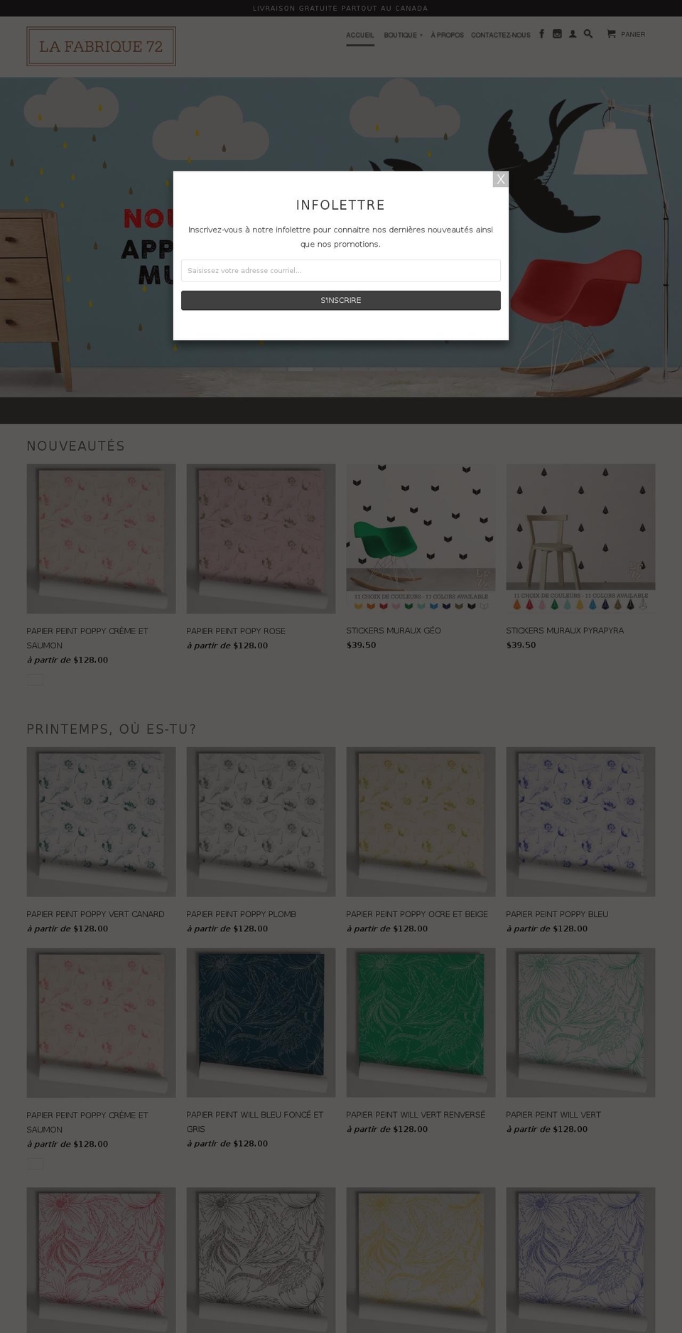 lafabrique72.com shopify website screenshot