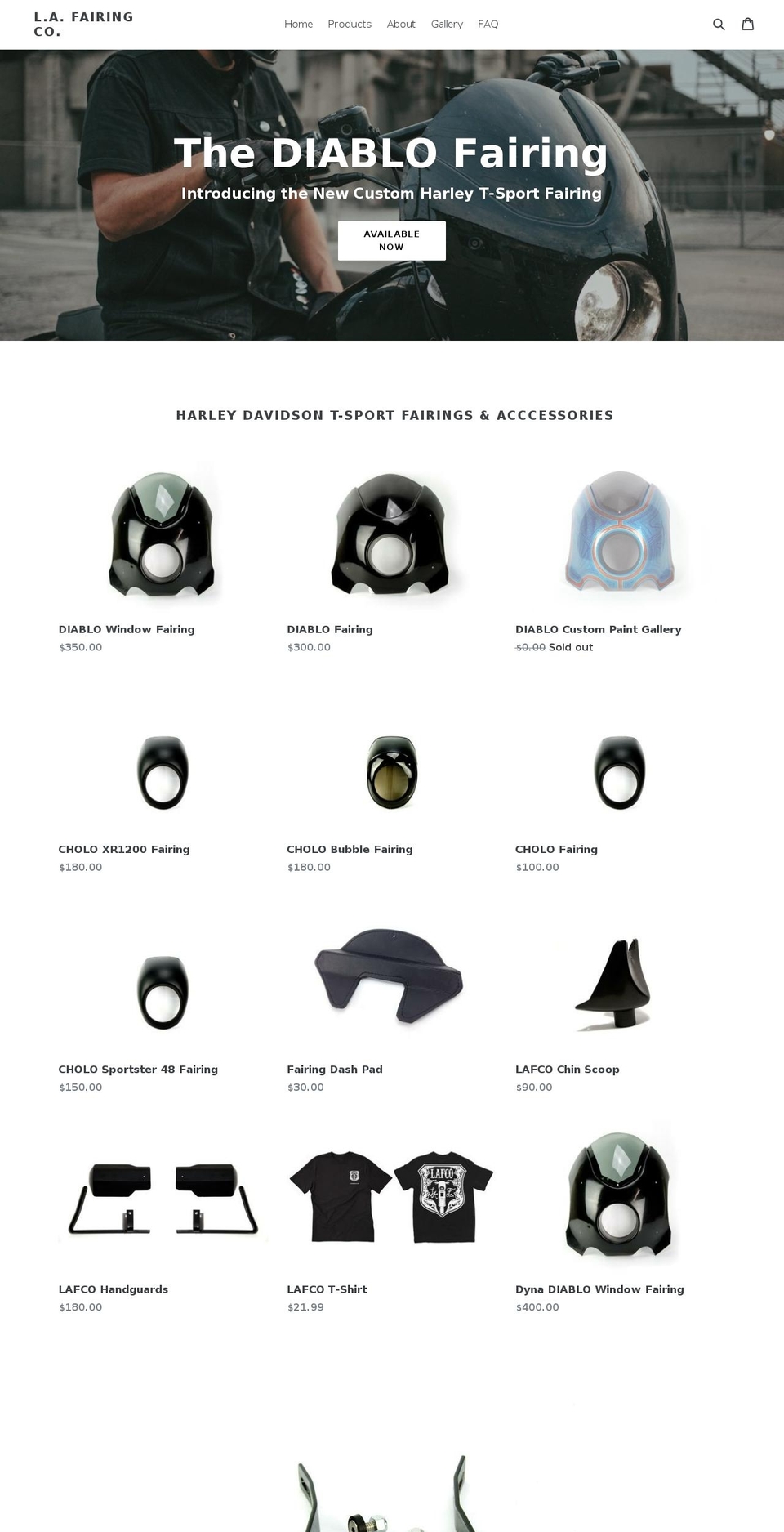 lafairingco.com shopify website screenshot