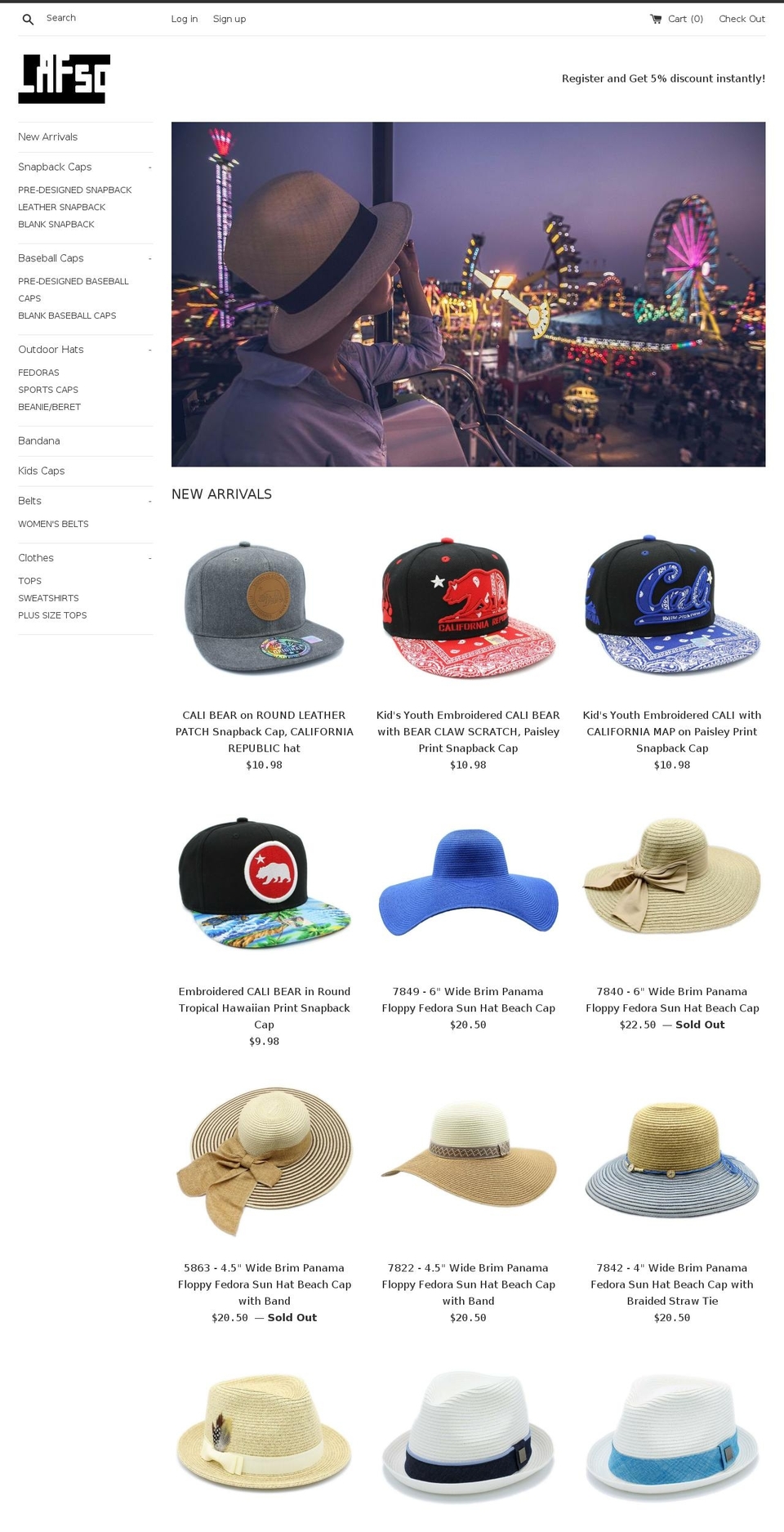 lafashionsq.com — Shopify storefront screenshot