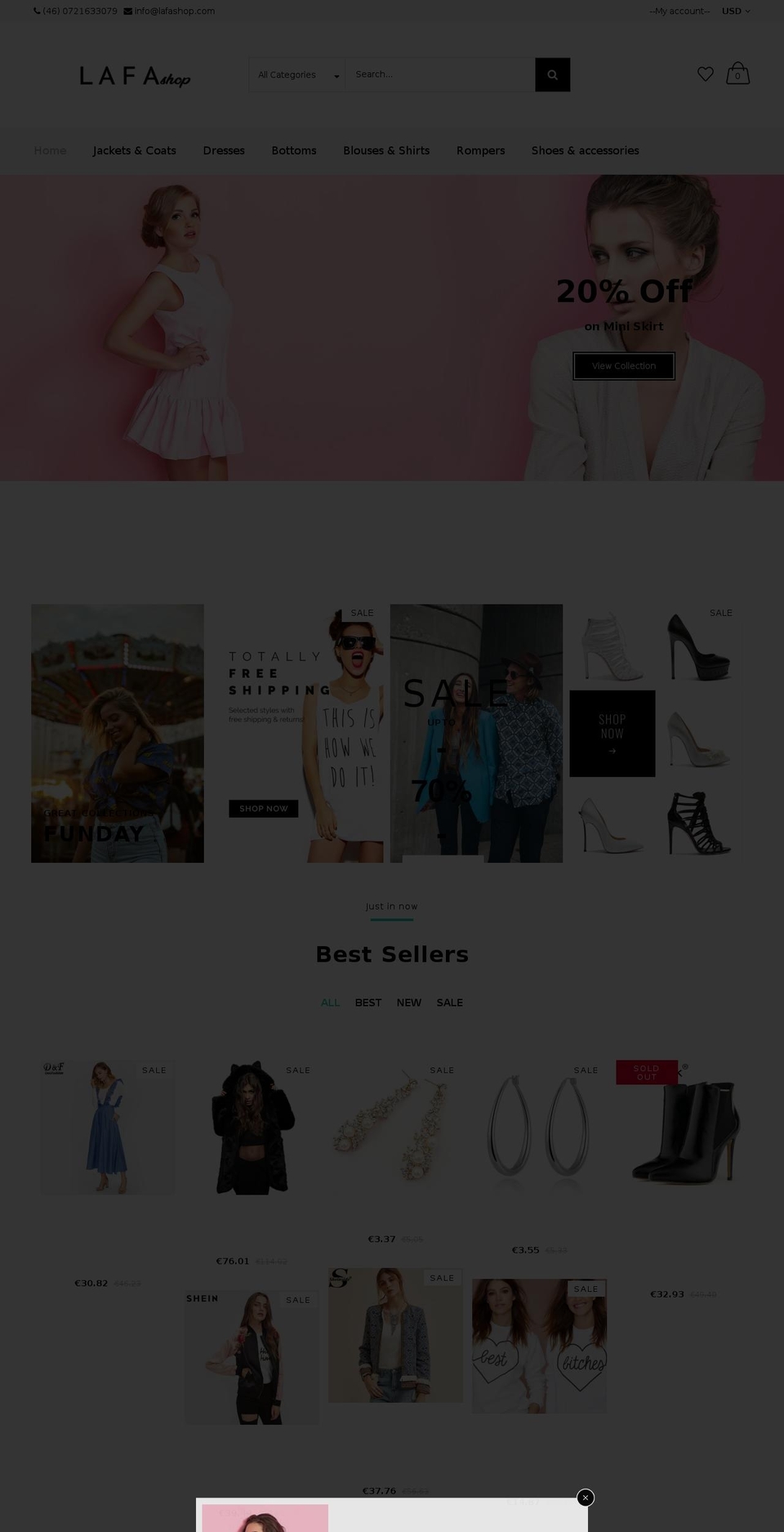 install-01 Shopify theme site example lafashop.com