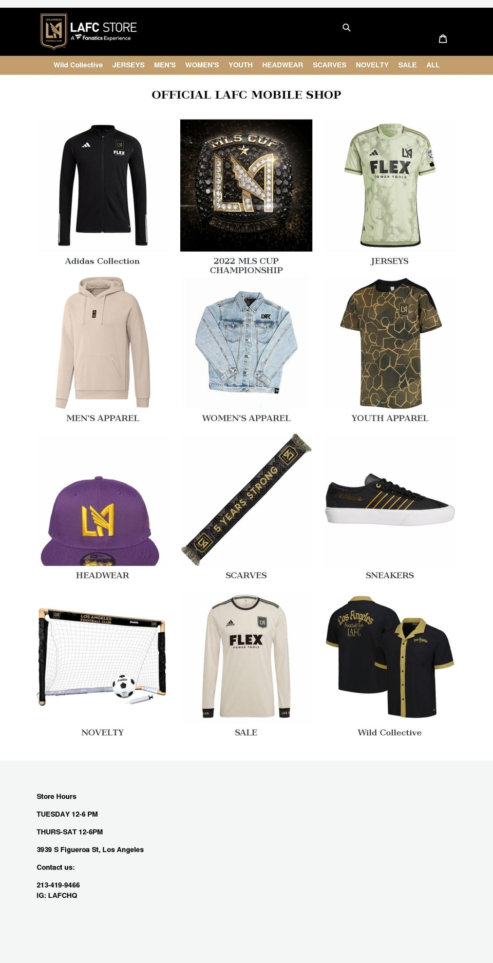 lafcmobileshop.com shopify website screenshot