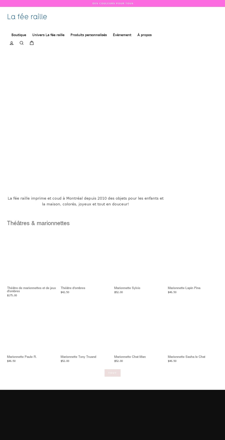 lafeeraille.com shopify website screenshot