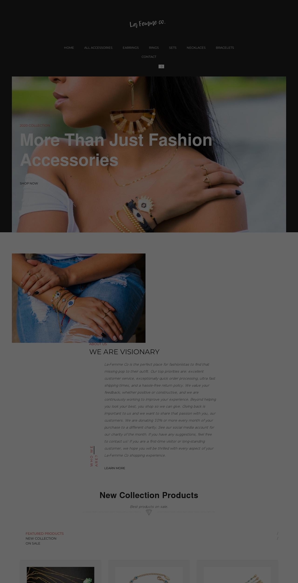 lafemme-co.com shopify website screenshot