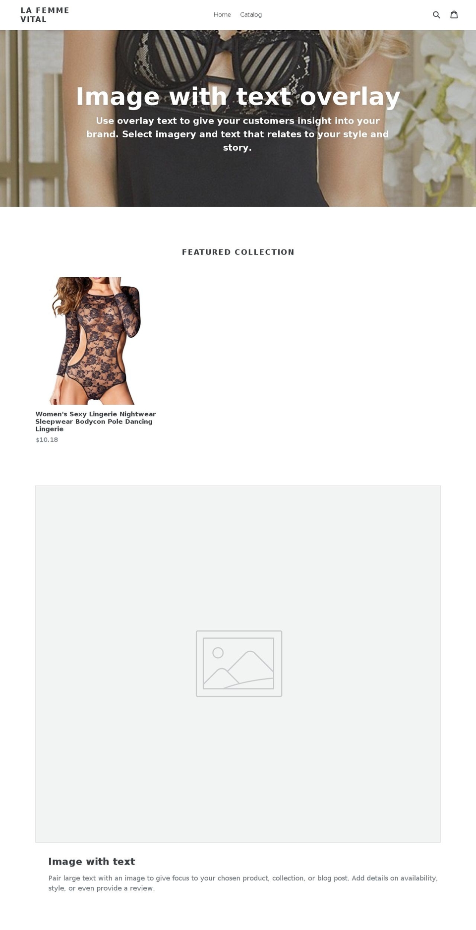 lafemmevital.com — Shopify storefront screenshot