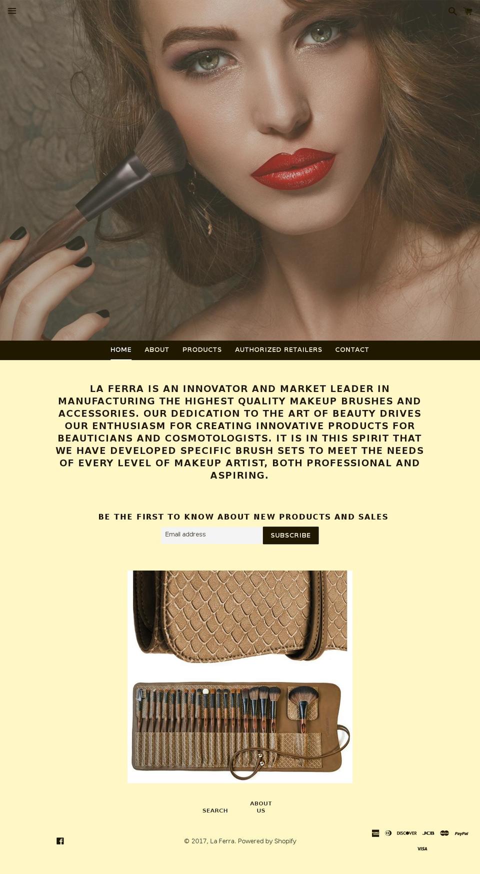 laferra.com shopify website screenshot