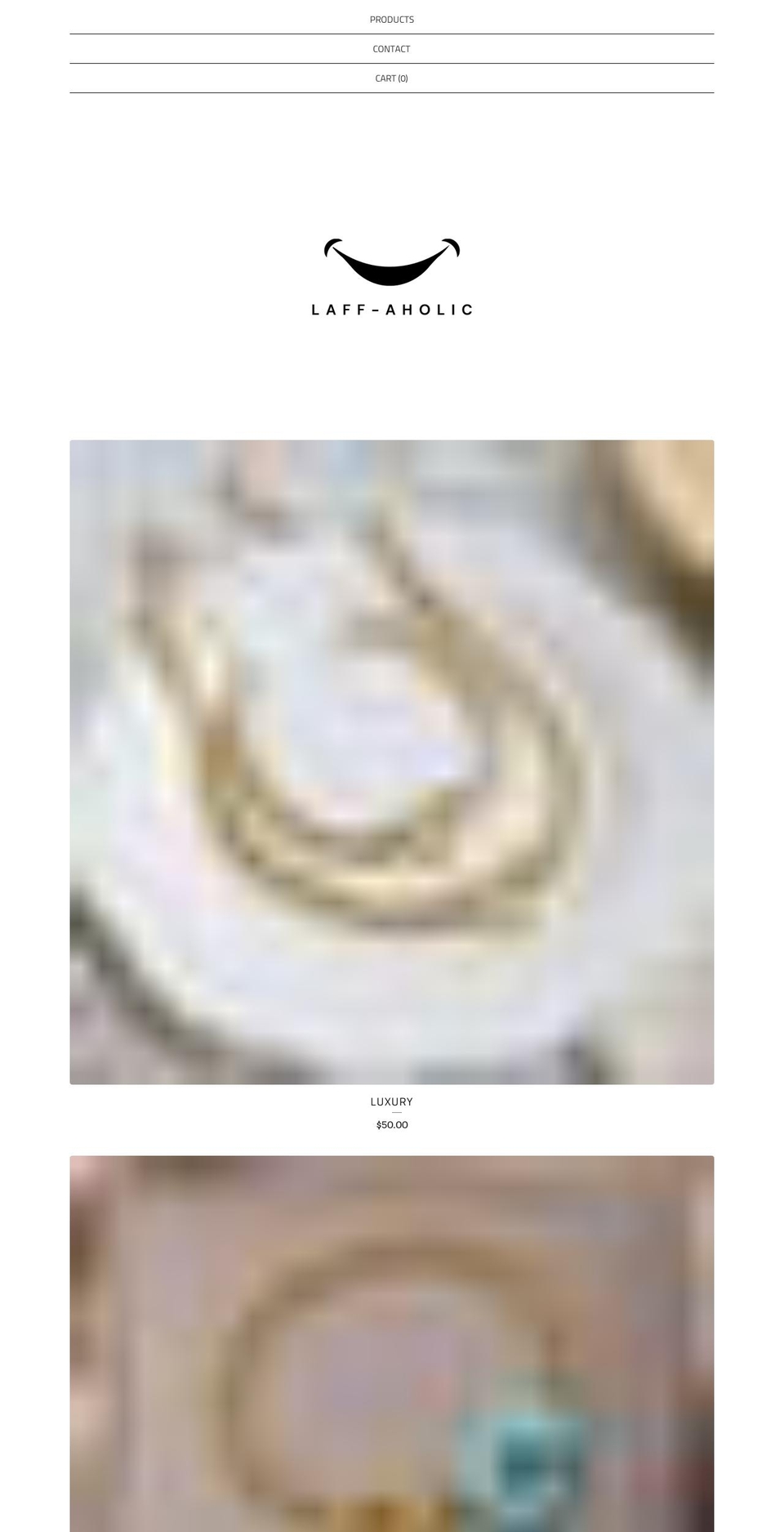 laffaholic.com shopify website screenshot
