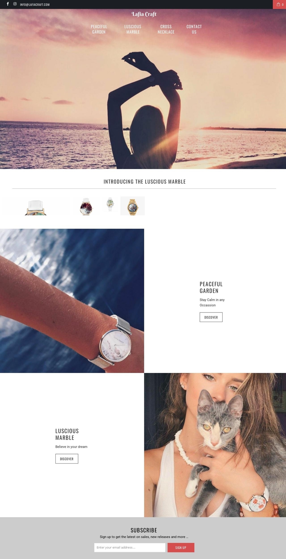 lafiacraft.com shopify website screenshot