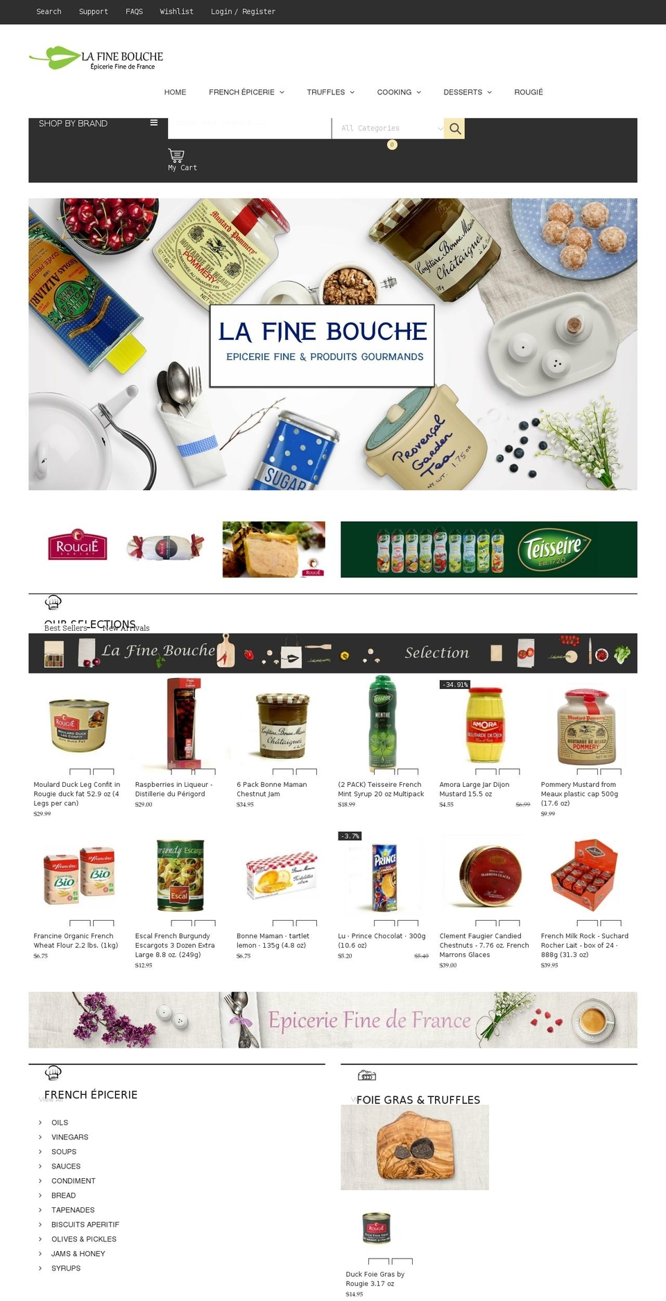 lafinebouche.com — Shopify storefront screenshot