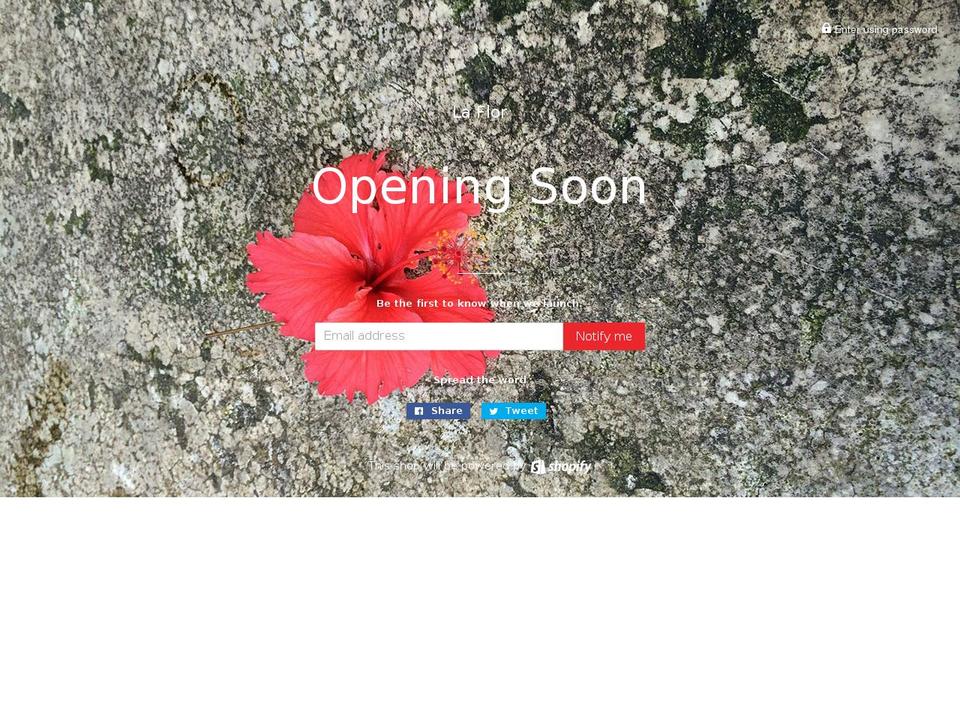 laflordelencanto.com — Shopify storefront screenshot
