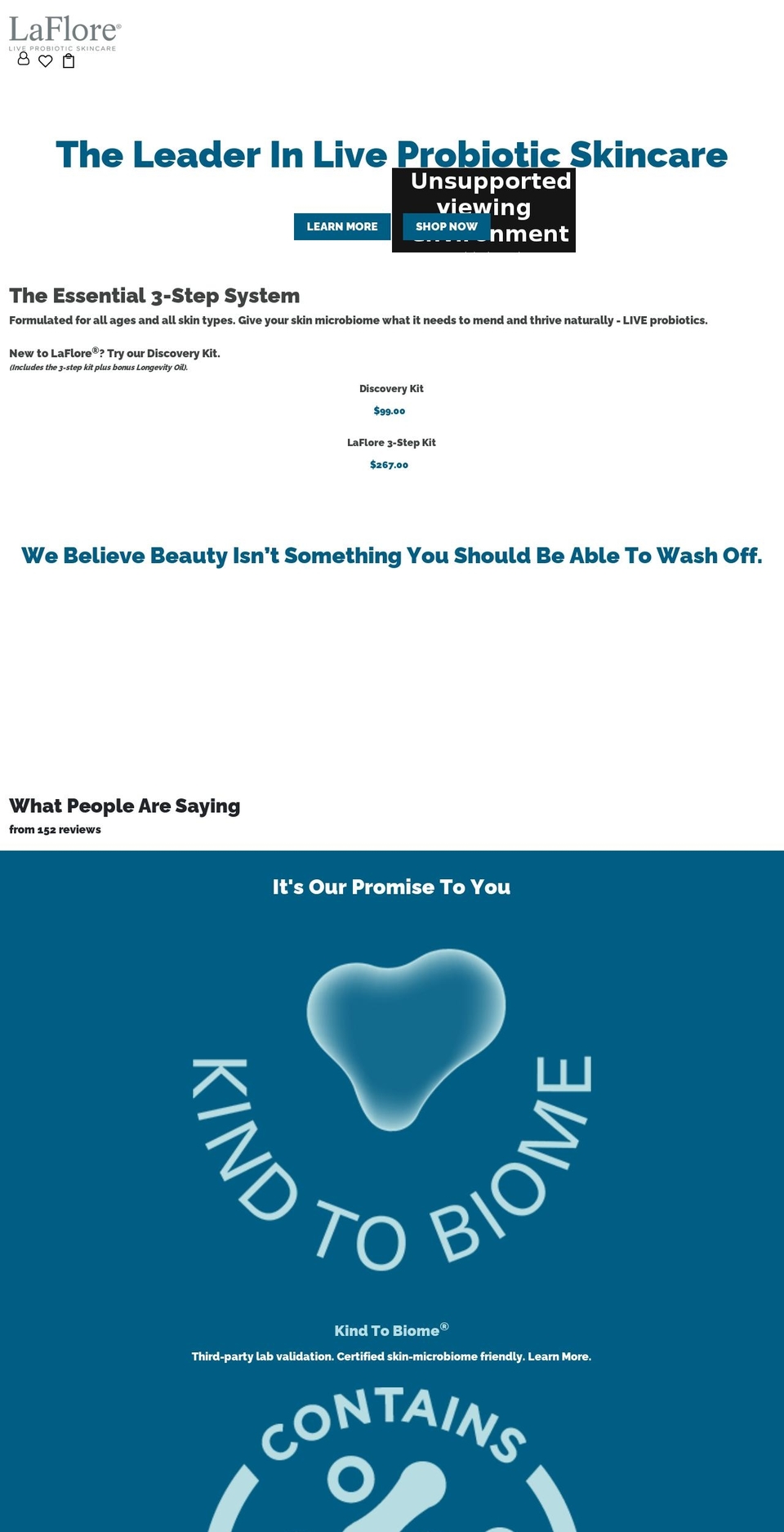 laflore.com shopify website screenshot