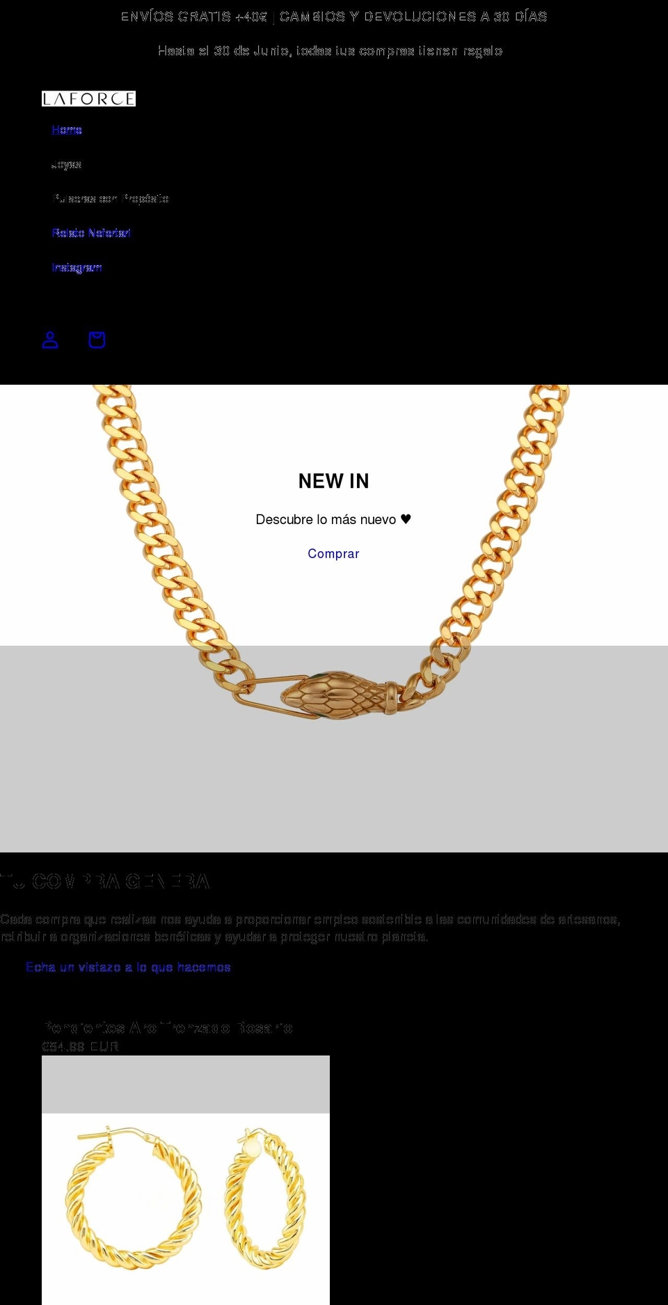 laforceshop.com shopify website screenshot