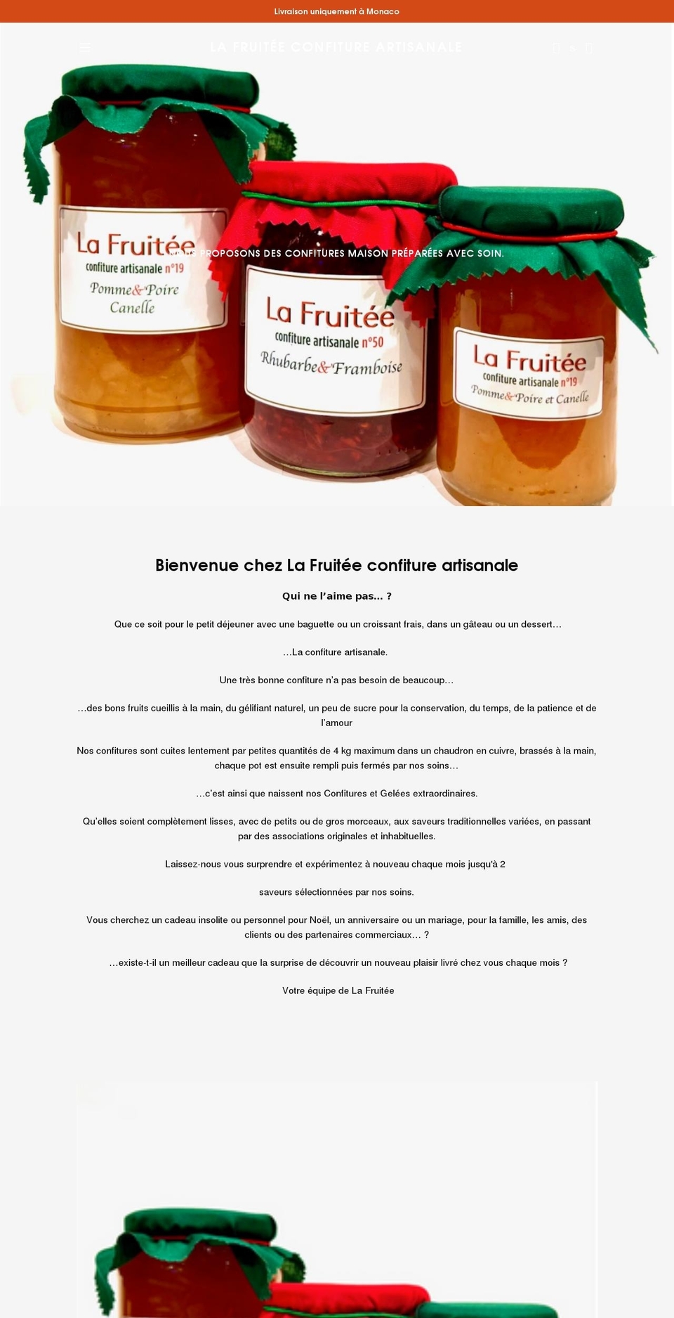 lafruitee.com shopify website screenshot