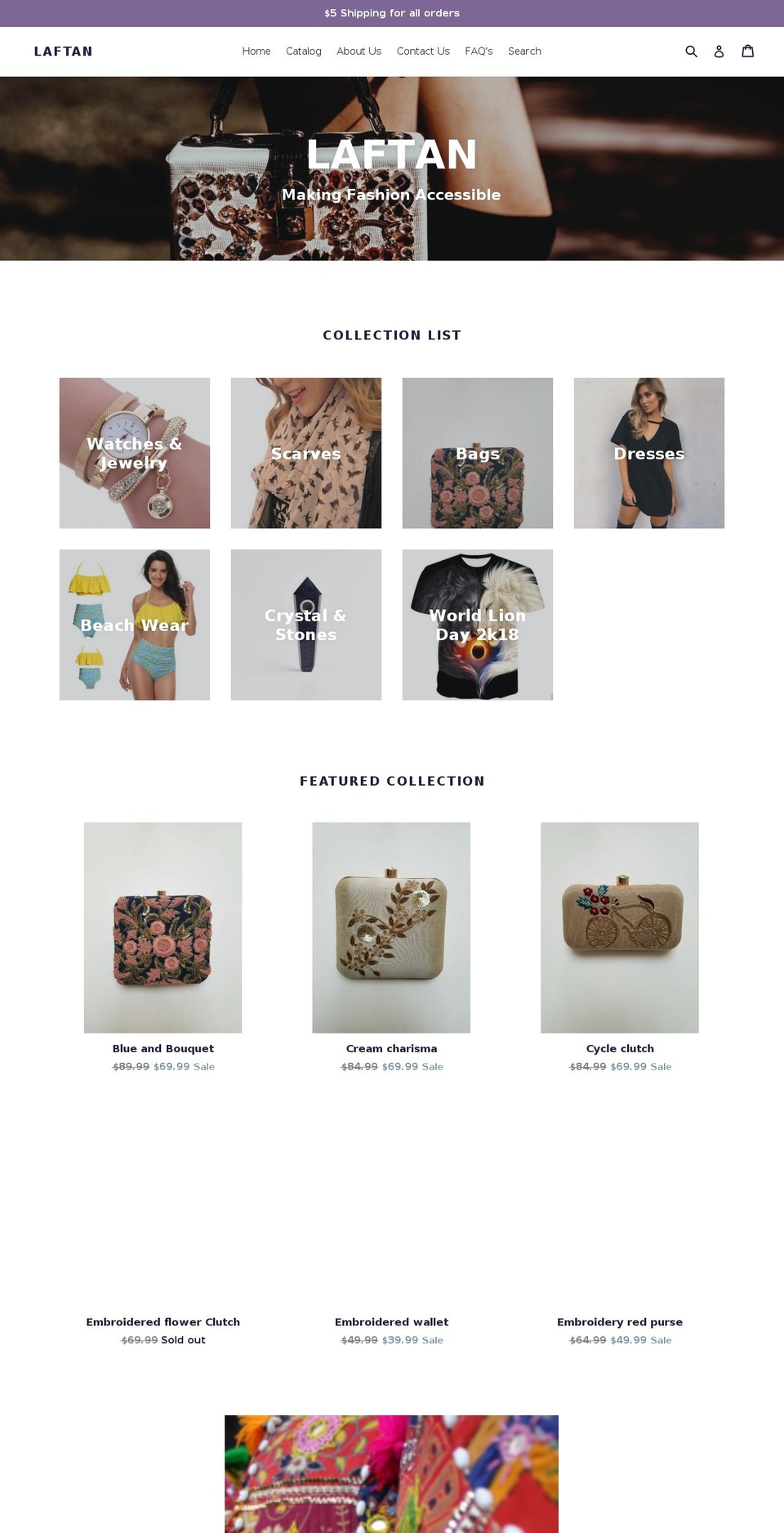 laftan.com — Shopify storefront screenshot