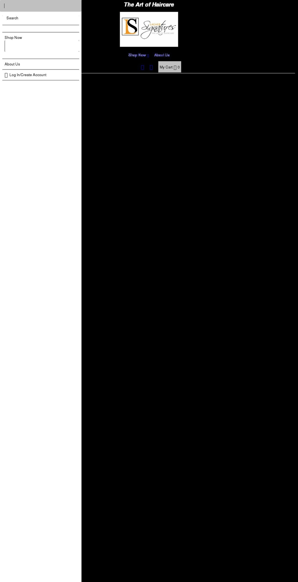 lagaersigbeauty.com shopify website screenshot