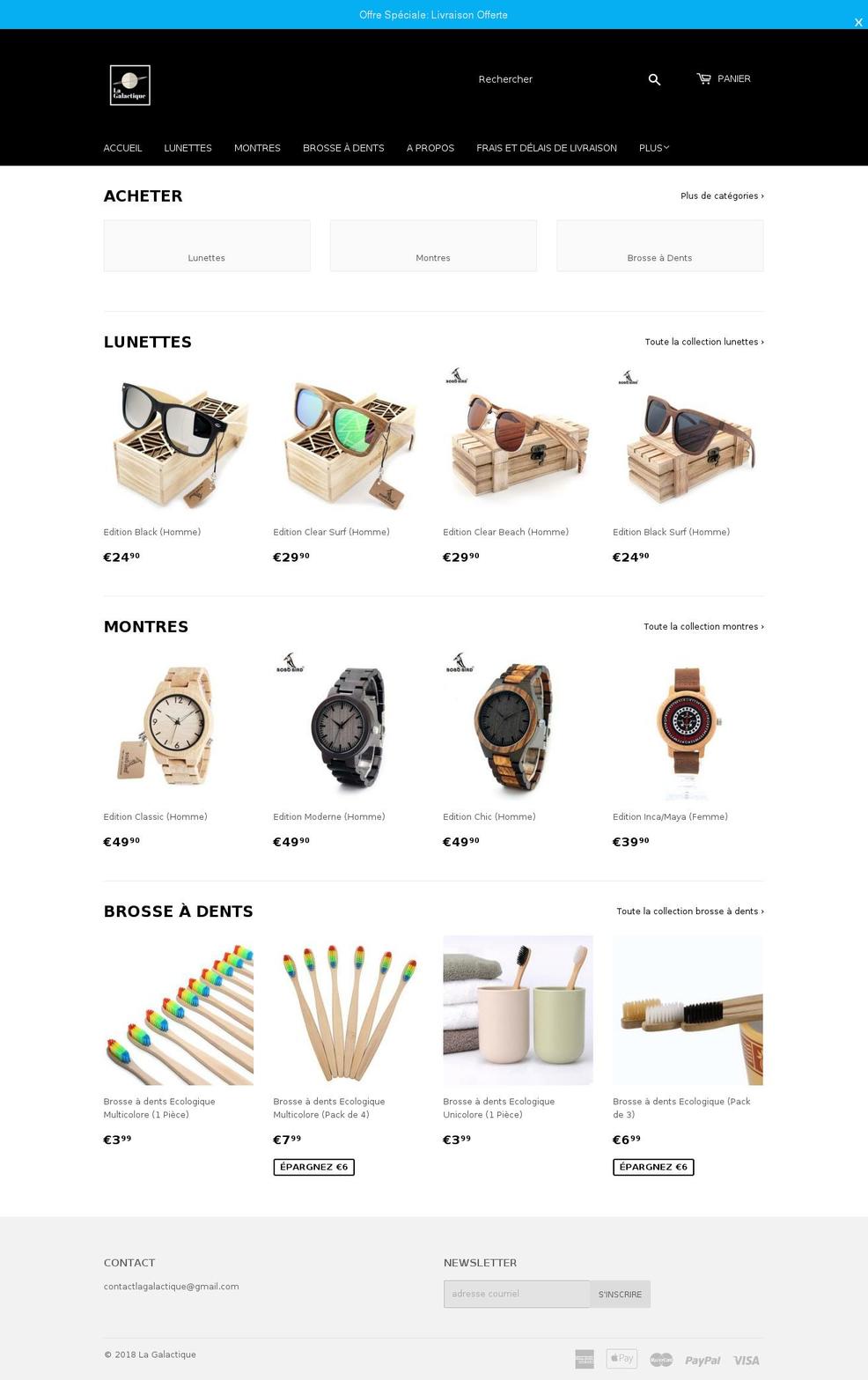 lagalactique.com shopify website screenshot