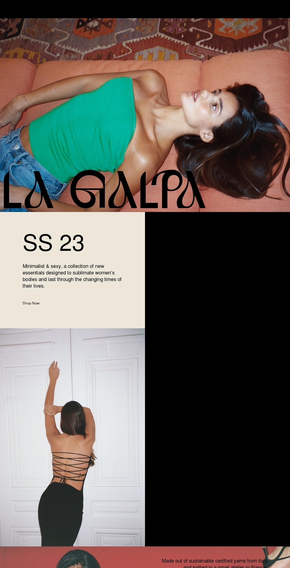 lagalpa.com shopify website screenshot