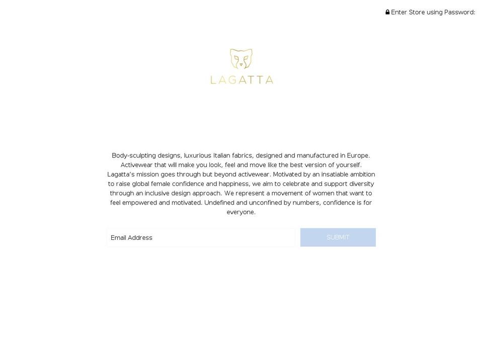 lagatta.com shopify website screenshot