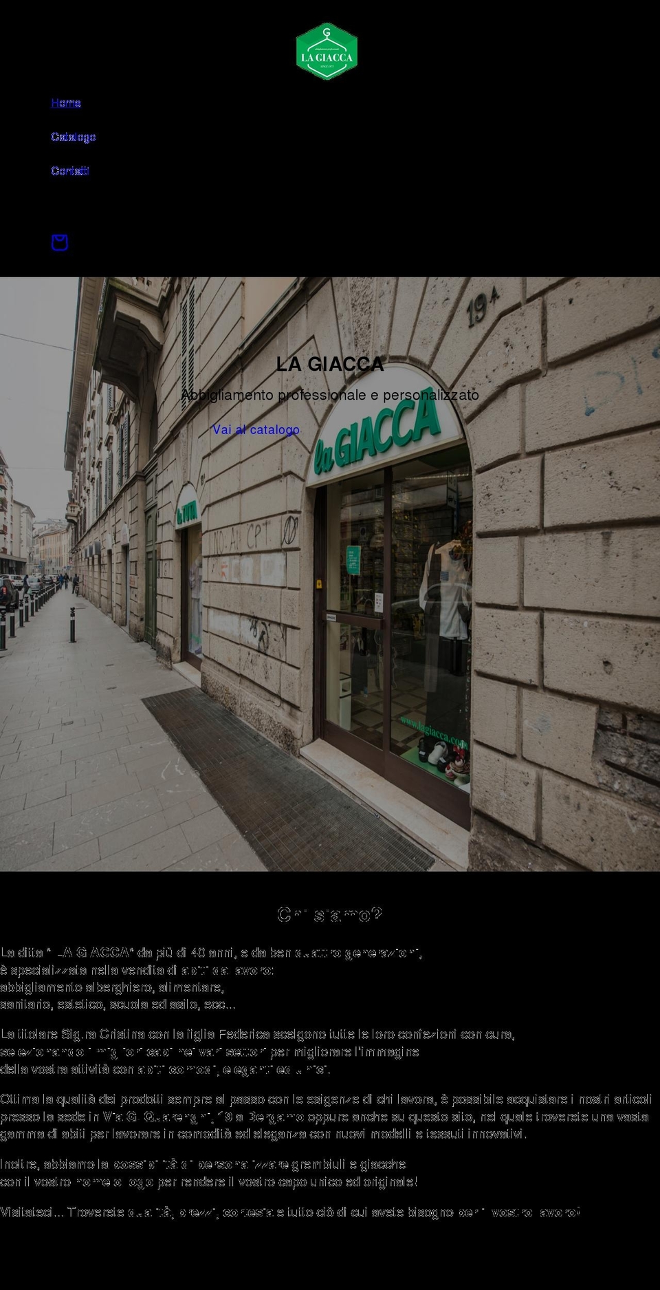 lagiacca.com shopify website screenshot