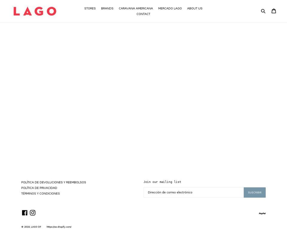 lagodf.com shopify website screenshot