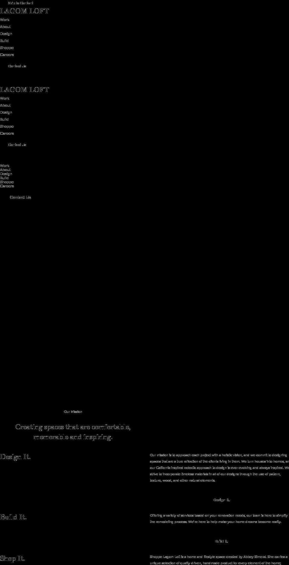 lagomloft.com — Shopify storefront screenshot