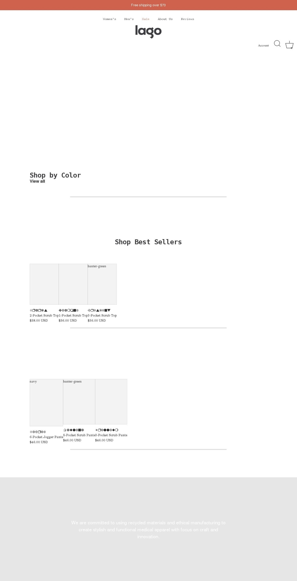 lagowear.com shopify website screenshot