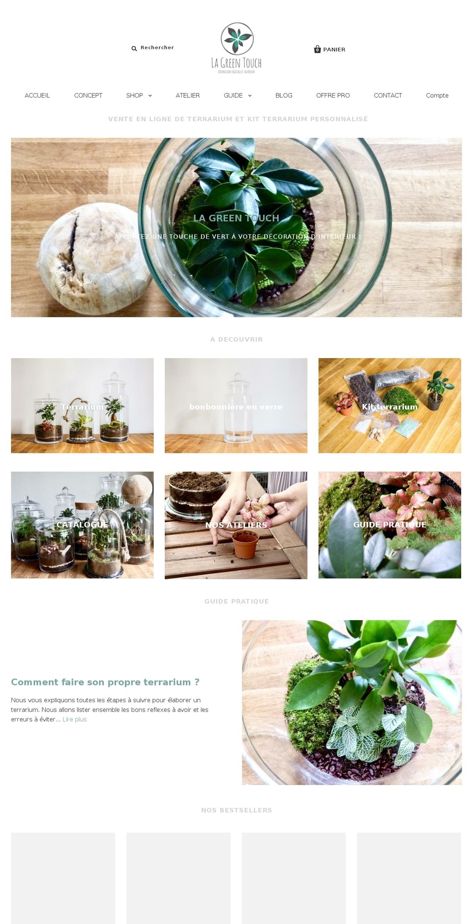 lagreentouch.com — Shopify storefront screenshot